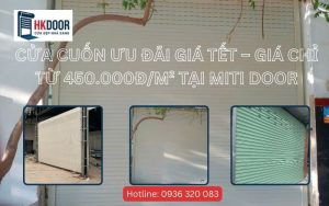 Giá cửa cuốn ưu đãi Tết