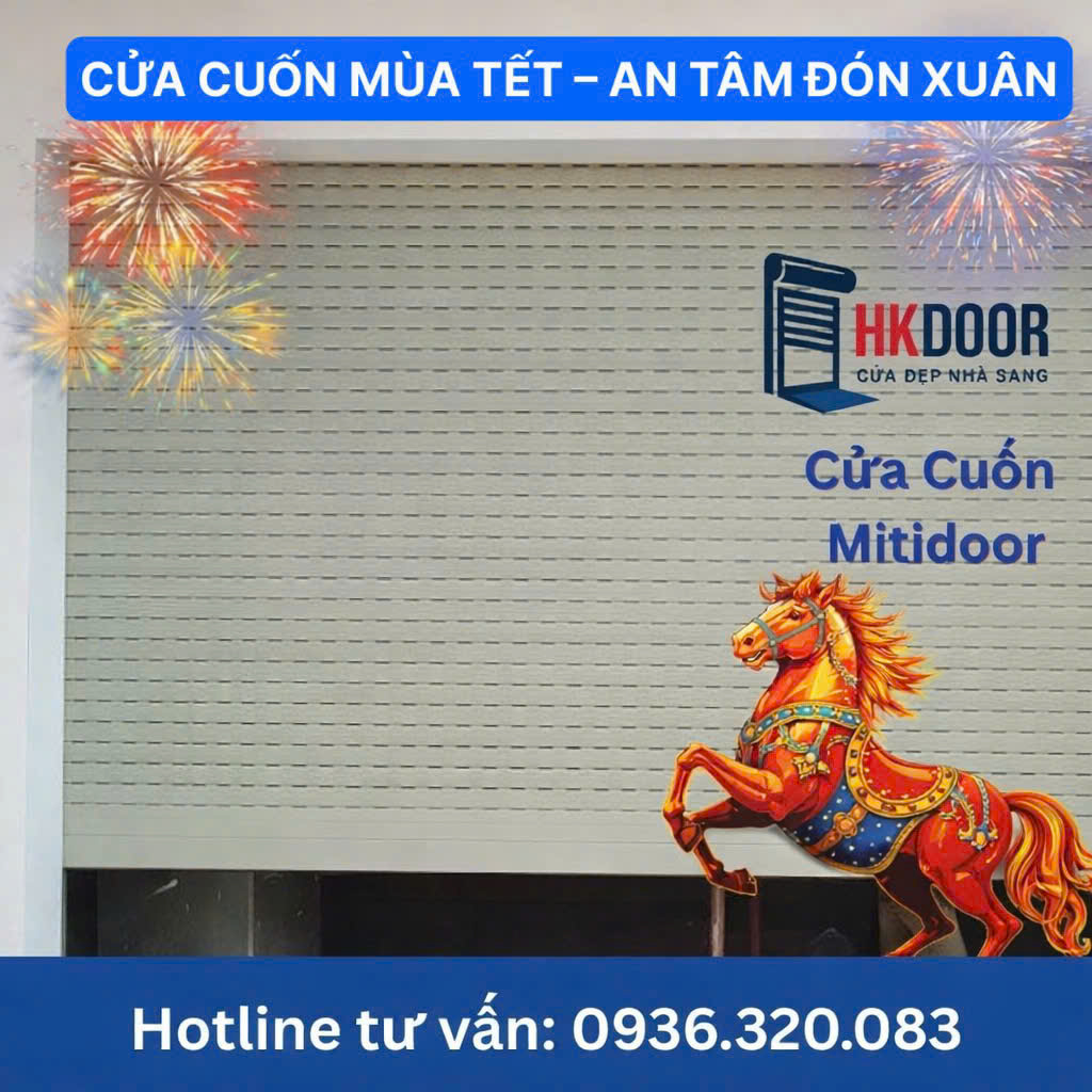 CỬA CUỐN MÙA TẾT – AN TÂM ĐÓN XUÂN