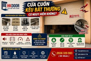 Cửa cuốn kêu bất thường có nguy hiểm không (1)